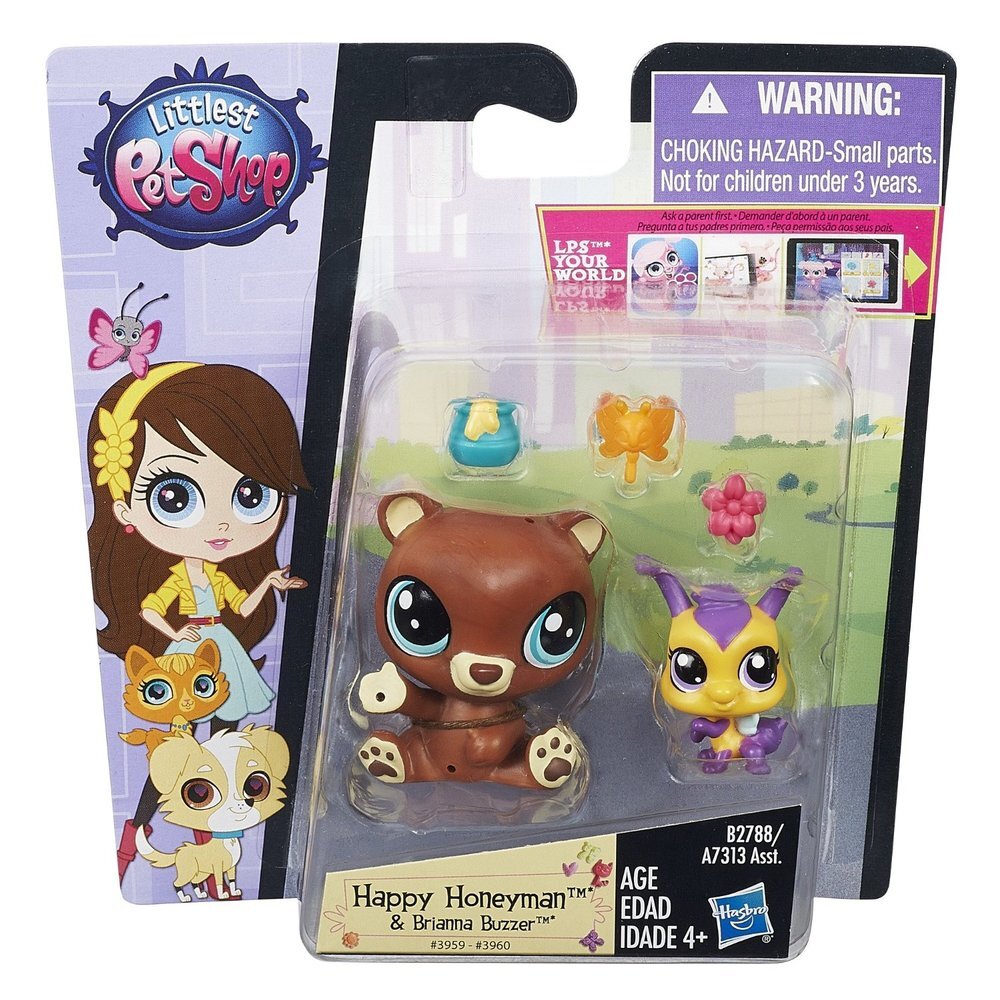 Littlest Pet Shop Pawsabilities Happy Honeyman & Brianna Buzzer