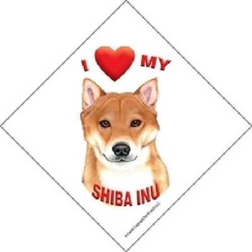I Love *Heart* My Dog Sign Car Home Window Suction Cup Almost Every Breed!!! New - Picture 17 of 29