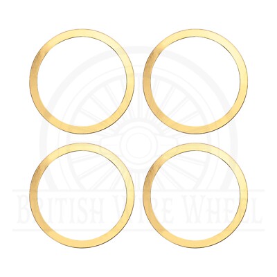 Gold (24K) Rings for Zenith Locking Knock off Spinner Caps - Blank, Set of 4