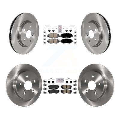 Front Rear Ceramic Pad Brake Rotors Kit For Toyota Camry RAV4 Lexus ES350 Avalon