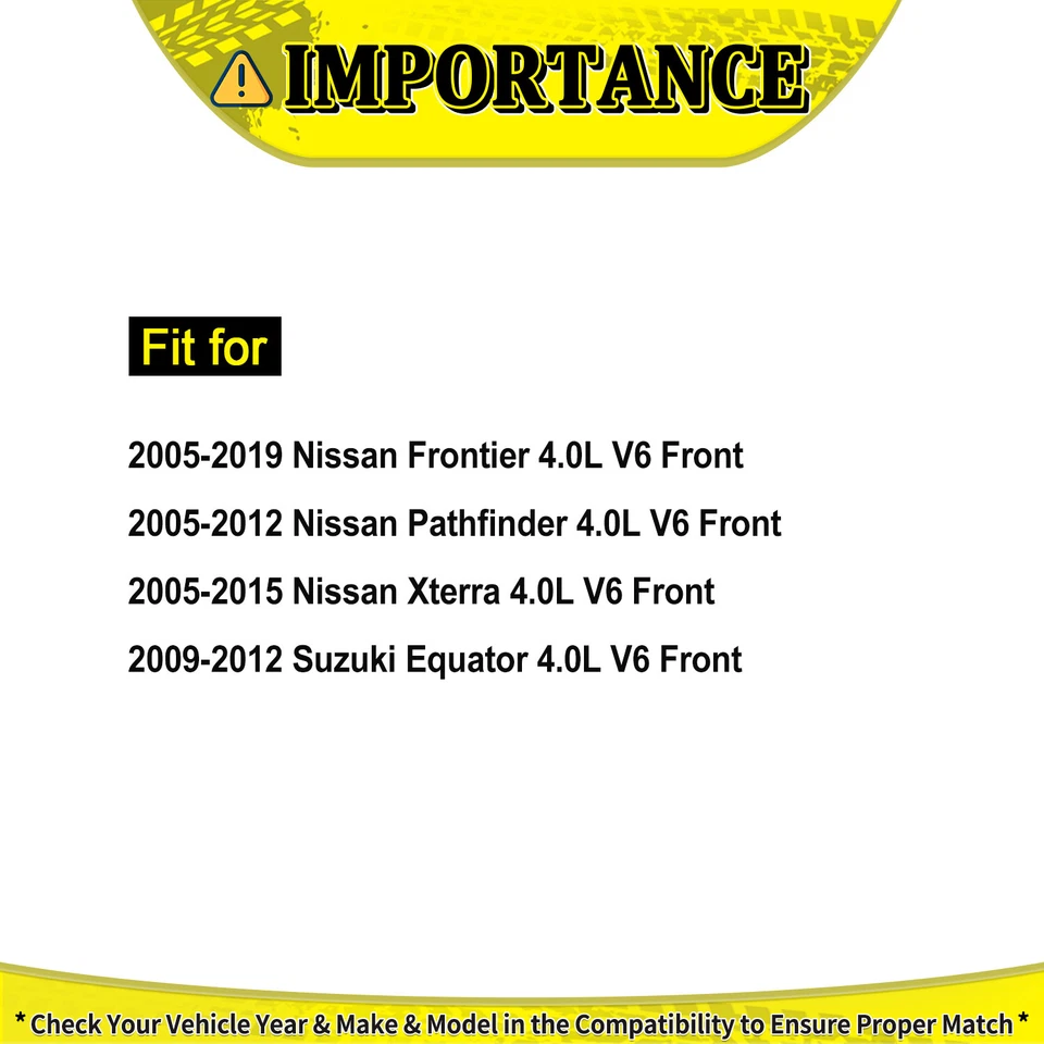 Conjunto de eje de par delantero CV para Nissan Frontier Pathfinder Xterra 05-15 Foto 2 de 4