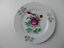 August Warnecke ostfriesische Teerose Kuchenteller 16 cm handgemalt CHIP RB-1802