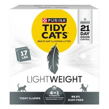 Cats Multi-Cat Clumping Litter 4 In 1 Strength 17 lb Box Clumping Cat Litter