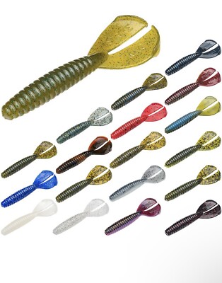 Strike King Rage Twin Tail Menace Grub RGTTMG 4'' Any 16 Color Baits