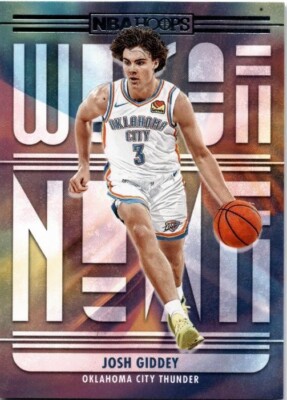 Panini NBA Hoops 2021-22 Thunder OKC Josh Giddey We Got Next #6 