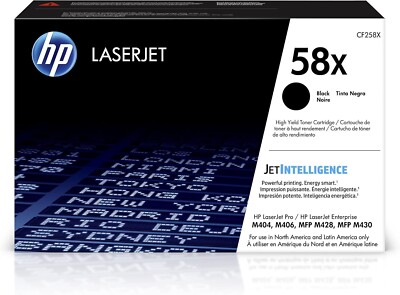 HP 58X Black High-yield Toner Cartridge | Works with HP LaserJet