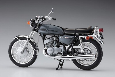 アナーキー 希少品3点セット Gunze Sangyo 1/12 High Tech Kit Kawasaki 500 Mach III Model
