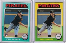 2024 TOPPS HERITAGE HIGH NUMBER PAUL SKENES AQUA BORDER + BASE ROOKIE RC