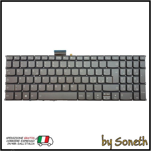 TASTIERA ITALIANA PER LENOVO YOGA CREATOR 7-15IMH05 82DS GRIGIA RETROILLUMINATA - Foto 2 di 4