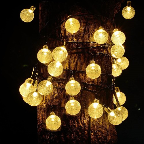 Solar Powered 30 LED String Light Garden Path Yard Decor Lamp Outdoor Waterproof - Picture 38 of 50