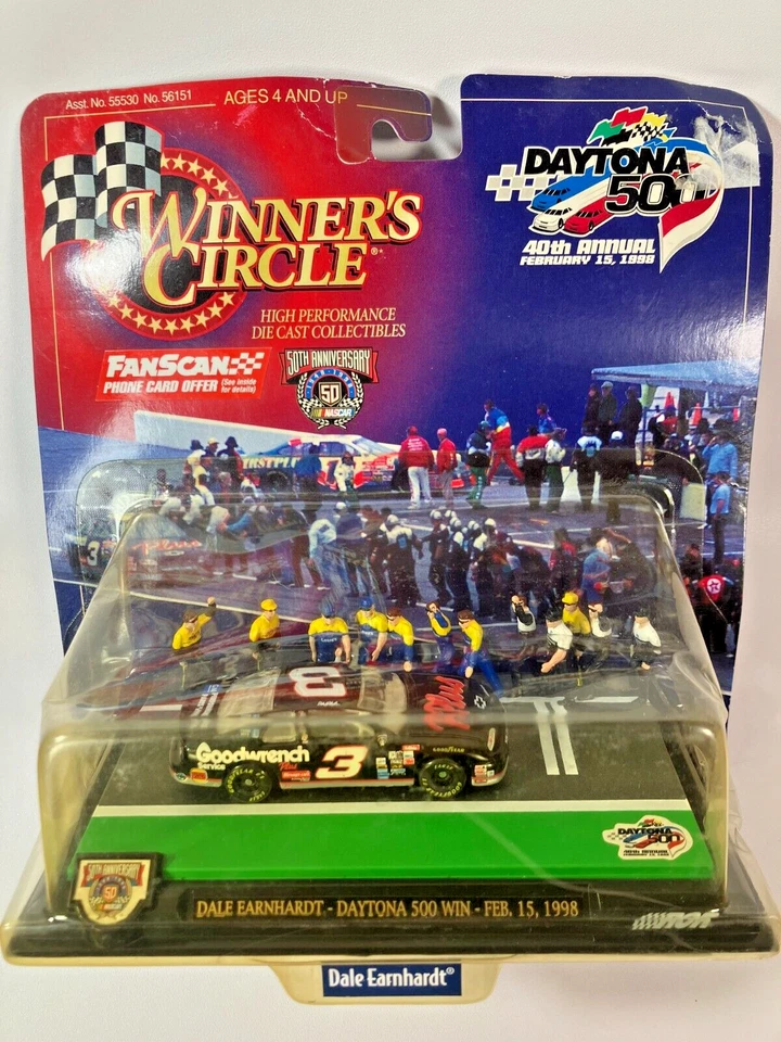 Lote de 4 autos diecast Dale Earnhardt Sr NASCAR The Intimidator Daytona 500 Pit Foto 2 de 4