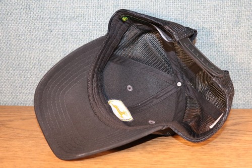 John Deere Mesh Trucker Hat Grey Black Snapback Cap - Picture 6 of 7