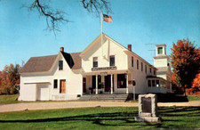 Store & Post Office - Plymouth Vermont - Calvin Coolidge - Plastichrome Postcard