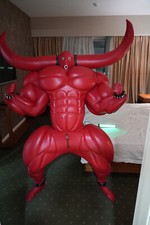 mask for halloween devil horns