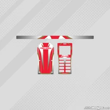 GILLARD STYLE GEL COAT FULL WRAP STICKER KIT FOR UNIPRO STOPWATCH KARTING