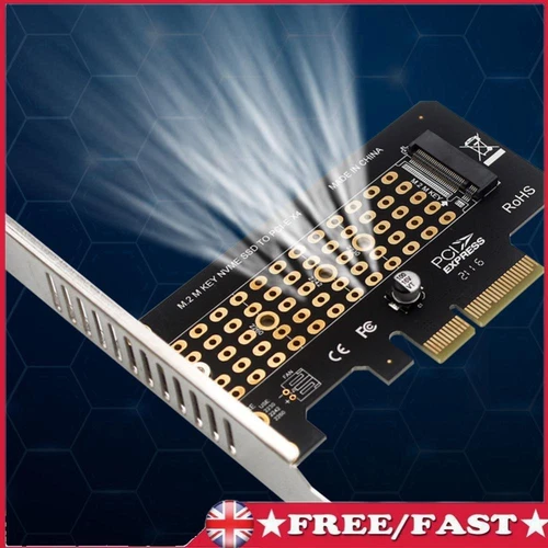 M.2 NVMe To PCIe 4.0 X4 Adapter Reusable Up To 32Gbps PCI-E GEN4 for Desktop PC