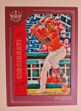 2021 DIAMOND KINGS PLUM FRAMED PARALLEL RC JOSE GARCIA