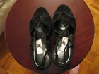 JLO by Jennifer Lopez Black Suede "Whispering" Wedge Sandal. Size 6. New In Box — photo 3
