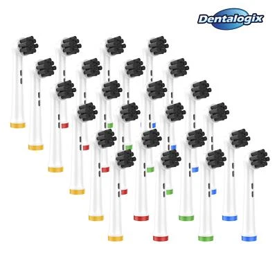 DENTALOGIX 8-32 Cepillos insertables para Oral B Cepillos de repuesto Cabezales de cepillo Cepillo de dientes Carbón activado