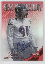 2012 Certified New Generation Mirror Red Signatures Courtney Upshaw Auto 0v1