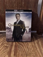 Quantum Of Solace 007 4K + Blu-ray + Digital Code Slipcover Brand New Sealed