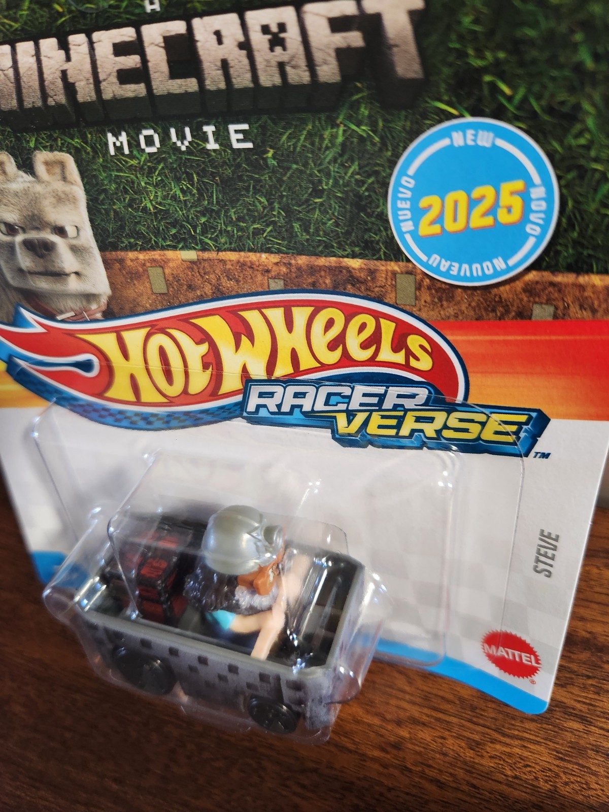 2025 Hot Wheels Racer Verse Minecraft Movie STEVE