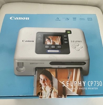 Canon SELPHY CP730 Portable Photo Printer 4x6 Compact Dye Sub USB PictBridge NEW