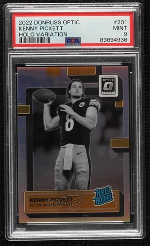 2022 Donruss Optic Rated Holo Prizm Variation Kenny Pickett PSA 9 MINT Rookie RC