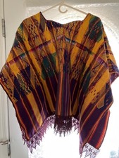 NICE Vintage RARE HUIPIL Guatemala Handmade Cotton Ceremonial