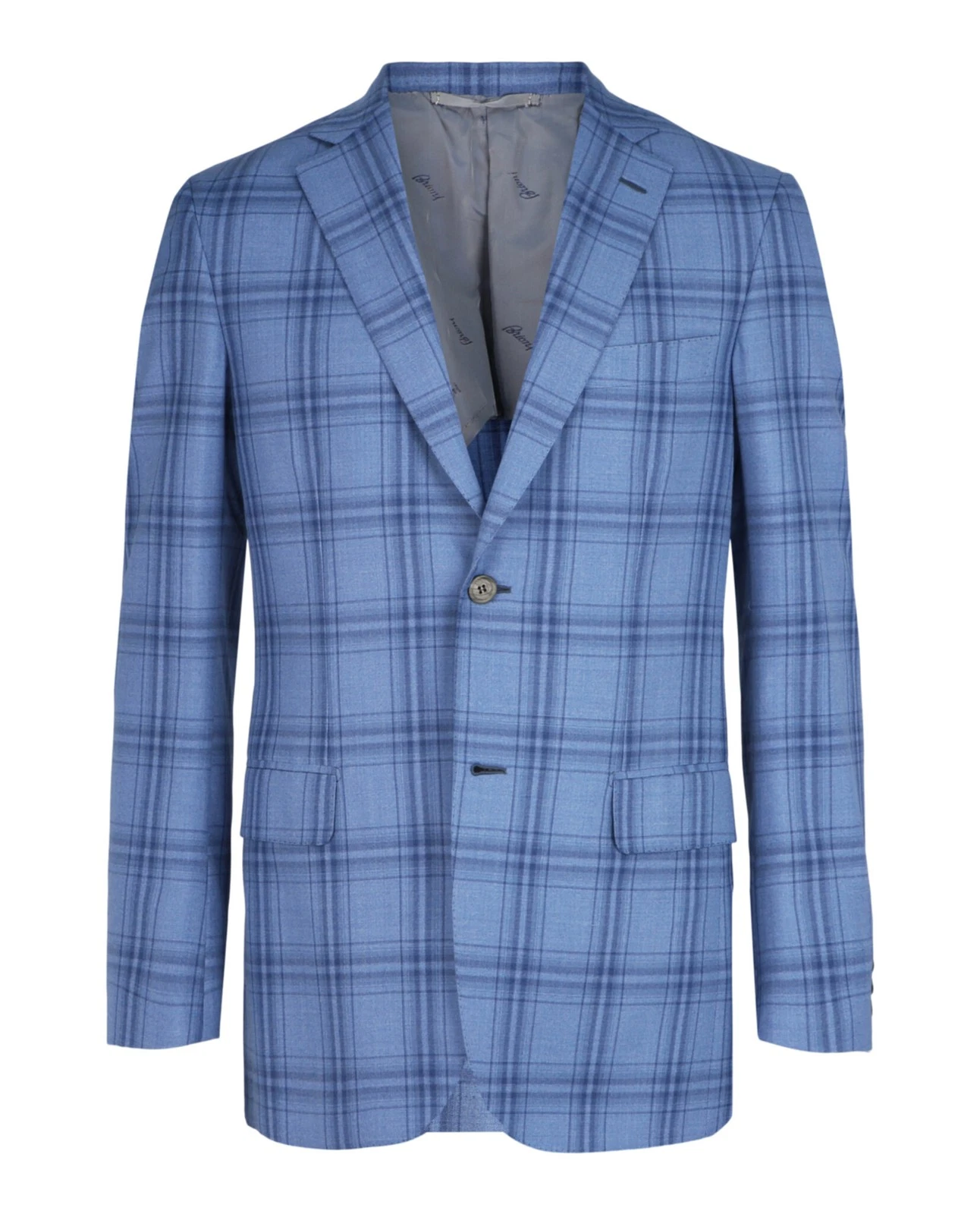 Brioni Mens Wool Plaid Single-Breasted Blazer
Opens in a new window or tab