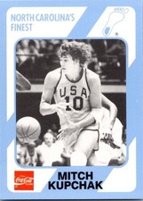 1989-90 Collegiate Collection/Coca-Cola North Carolina's - Mitch Kupchak #49