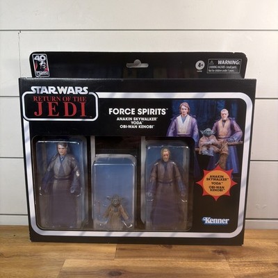 Star Wars Black Series Force Spirits Ghosts Figure 3-Pack Yoda, Anakin & Obi-Wan