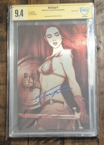RED SONJA VOL 10  #1 SIGNED JENNY FRISON CBCS 9.4 SS (PUBL. JUL 2023)