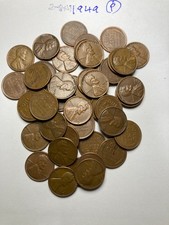 1949 P Lincoln Wheat Cent Penny Roll Nice Condition
