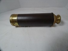 Brass  Leather Folding Telescope