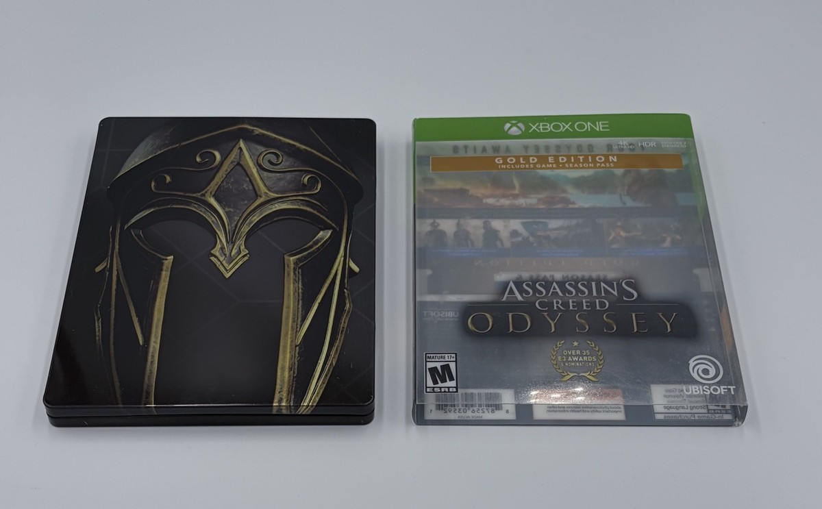 Assassin's Creed Odyssey Gold Edition Xbox One Box w/ Slip Cover