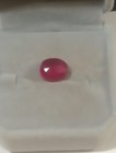 NATURAL EARTH MINED GGL CERTIFIED GEM TESTED HEATED OVAL RED RUBY 6.42 CTS. — photo 3