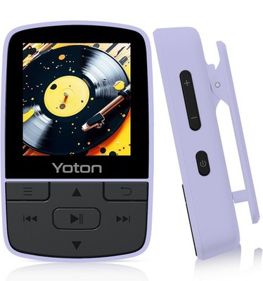YOTON MP3-Player Bluetooth 5.2 HiFi Lautsprecher Lila