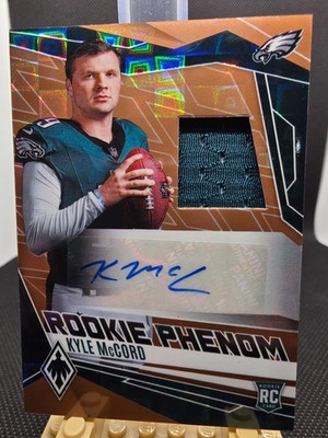 2025 Phoenix Kyle McCord Bronze Pandora Rookie Phenom Jersey Auto RPA /199