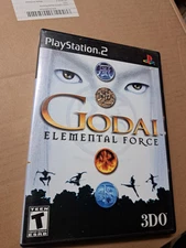 GoDai: Elemental Force (Sony PlayStation 2, 2002) With Manual