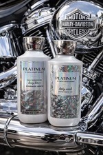 Bath  Body Works Platinum Body Wash and Body Lotion 2 Set