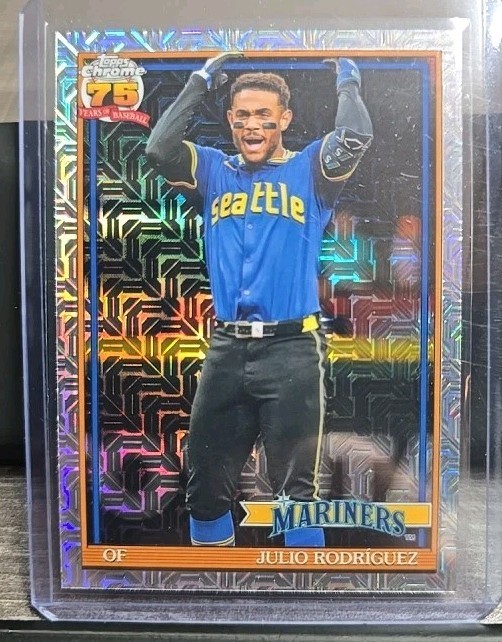 2026 Topps Series 1 Julio Rodrigez Silver Pack Mojo 91C-62