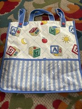 1l Rare Vintage Baby Vinyl Bag For Stroller Travel Car Etc Diaper Bag Nursoy