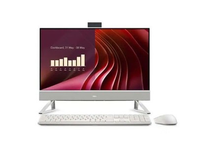 Dell 24'' 2K All-in-One PC Intel Core 5 120U 16GB RAM 512GB SSD 2024 White