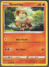 Growlithe 027/192 Common Rebel Clash Pokemon Lightly Played