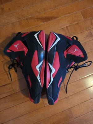 Jordan True Flight Black Red High Top Men's Basketball Sneakers