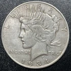 1934-S Peace Silver Dollar XF Details Semi Key Date Tough Coin
