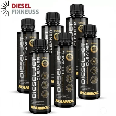 MANNOL Einspritzdüsen Reiniger 6 x 250 ml Düsen 9956 Additiv Motor Kraftstoff
