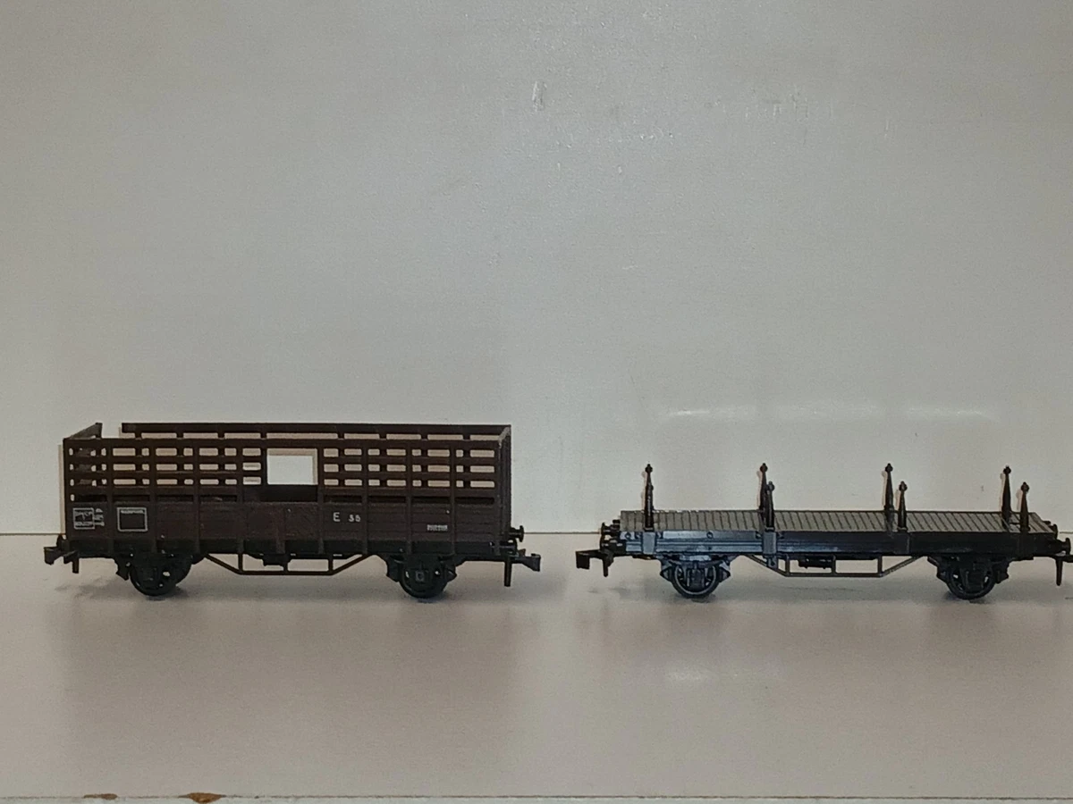 Lot De 3 Wagons échelle O : 2 JEP + 1 Hornby – Anciens Et Originaux – Bon état