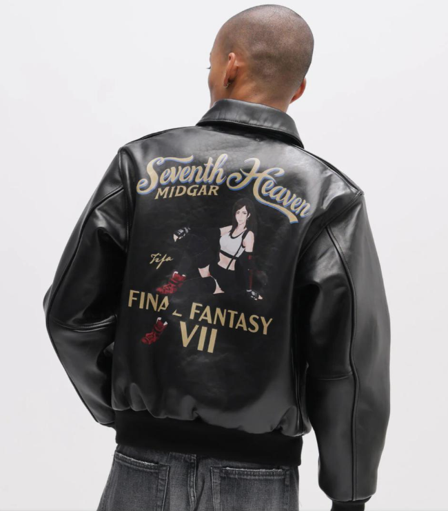 New FFVII Remake x Avirex A-2 Leather Jacket Size38 Tifa Seventh New FFVII Remake x Avirex A-2 Leather Jacket Size38 Tifa Seventh